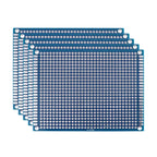 5/10PCS PCB Board Prototype Board Blue 2x8/3x7/4x6/5x7/7x9cm Double Sided Circuit Boards For DIY Soldering Project