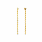 Disc Chain Drop Earrings (J25)