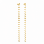 Disc Chain Drop Earrings (J25)