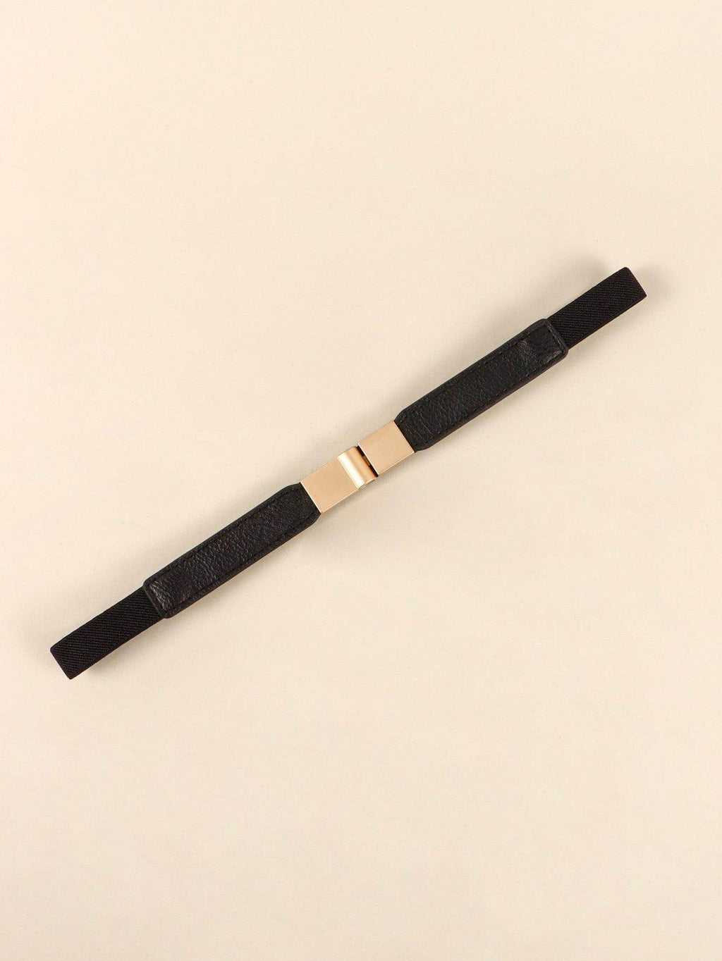 PU Elastic Skinny Belt for Women Adjustable Fashion Accessory