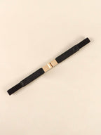 PU Elastic Skinny Belt for Women Adjustable Fashion Accessory